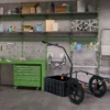 Aosom Bicycle Cargo Trailer with Removable Box and Waterproof Cover, Bike Wagon Trailer with Two 16in Wheels - Image 9
