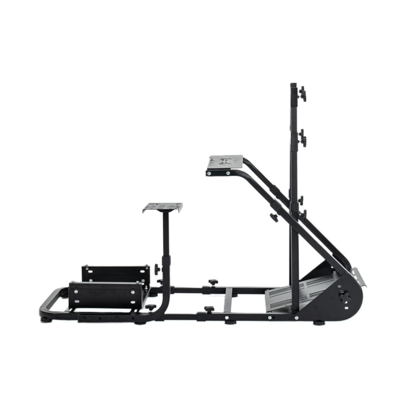Enhanced and stable racing wheel cockpit, compatible with Fanatec, PXN, Thrustmaster, and Logitech adjustable driving simulators, excluding handbrake, pedals, and monitor - Image 5