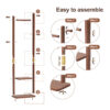Coat Racks solid wood hanger 23.6* 11*70.8in Solid environmental protection easy to assemble beautiful can be placed in the bedroom/entrance/living room - Image 12