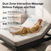 Queen Adjustable Bed Frame with Massage and USB Ports - Image 3