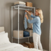 Rolling Clothes Rack, Garment Rack, Heavy Duty Garment Rack, Freestanding Clothes Rack, Closet Organizer and Storage - Image 7