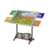 Wooden 1500 Piece Puzzle Table with Drawer, 35"*27.17" Adjustable Puzzle Table, 360° Tilting Puzzle Table with Legs and Wheels, Adjustable Height and Angle, with Protective Cover - Image 14