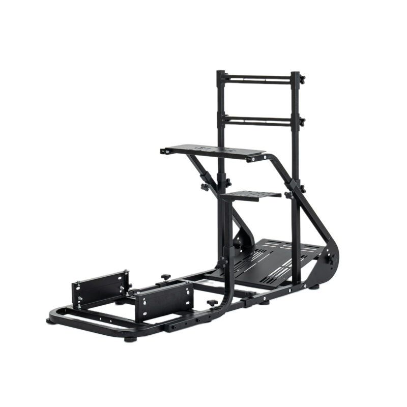 Enhanced and stable racing wheel cockpit, compatible with Fanatec, PXN, Thrustmaster, and Logitech adjustable driving simulators, excluding handbrake, pedals, and monitor - Image 7