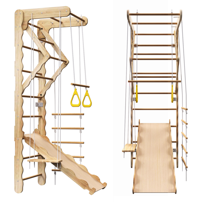 Toddler Climbing Toys Indoor Kids Pikler Triangle Set Foldable Indoor Ladder Climbing Gym Climber - Image 5