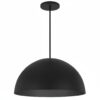 24 inch Diameter Integrated LED Black Pendant - Image 15