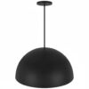 24 inch Diameter Integrated LED Black Pendant - Image 14