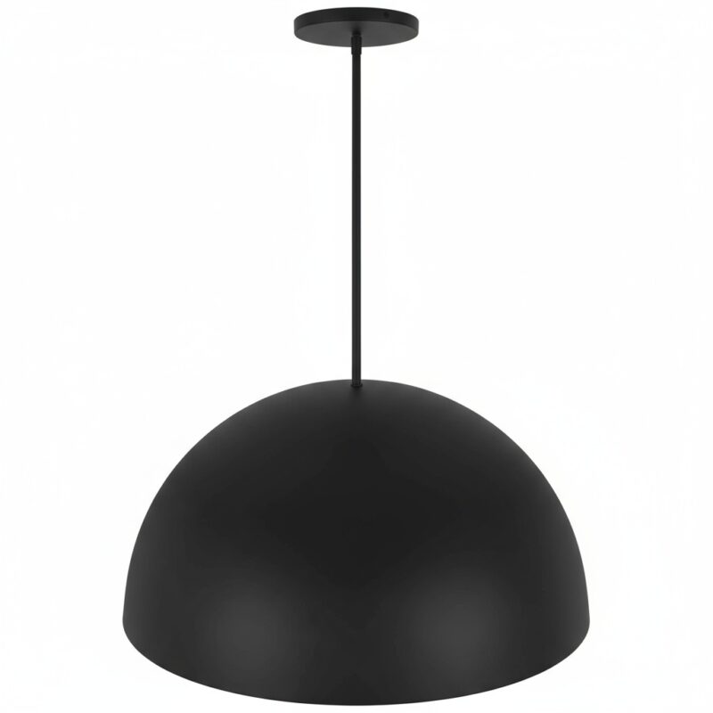 24 inch Diameter Integrated LED Black Pendant - Image 14