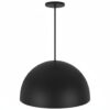 24 inch Diameter Integrated LED Black Pendant - Image 11