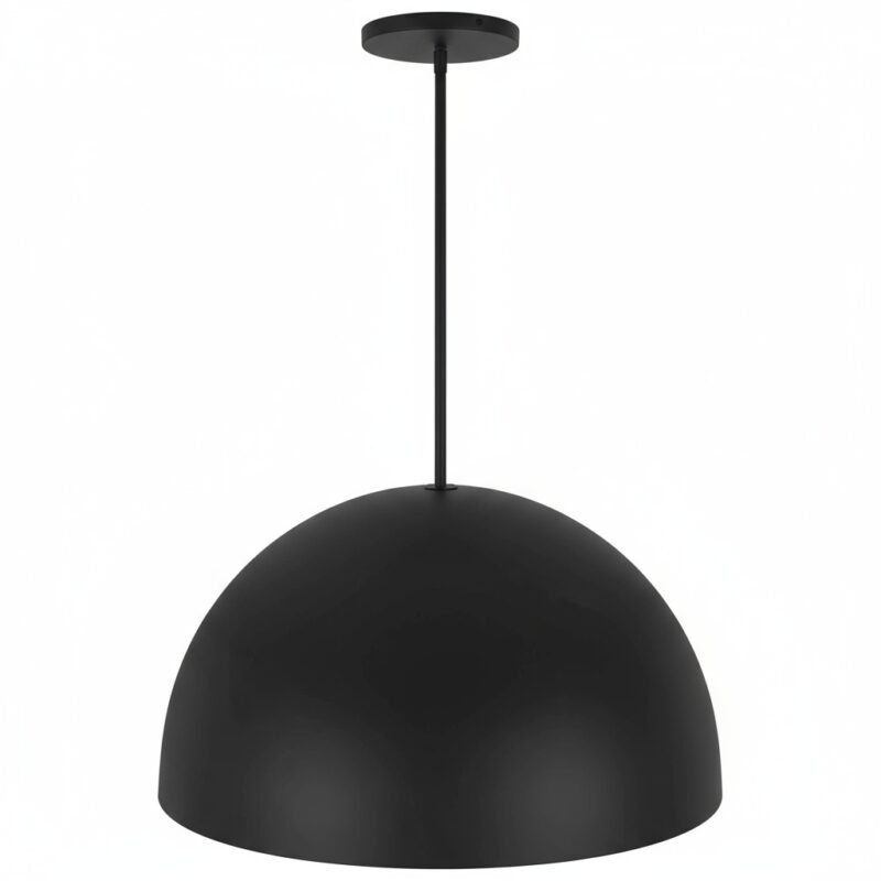 24 inch Diameter Integrated LED Black Pendant - Image 11