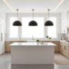 24 inch Diameter Integrated LED Black Pendant - Image 9