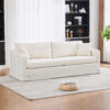 86.61" Wide Extra-large Double-seater Sofa, Chenille Upholstered, With Two Armrest Pillows And Two Backrest Pillows, Suitable For Bedrooms, Living Rooms, Apartment,And Window Seating - Image 10