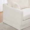 86.61" Wide Extra-large Double-seater Sofa, Chenille Upholstered, With Two Armrest Pillows And Two Backrest Pillows, Suitable For Bedrooms, Living Rooms, Apartment,And Window Seating - Image 12