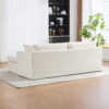 86.61" Wide Extra-large Double-seater Sofa, Chenille Upholstered, With Two Armrest Pillows And Two Backrest Pillows, Suitable For Bedrooms, Living Rooms, Apartment,And Window Seating - Image 8