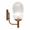 Dewdrop Wall Lamp - Bronze and Clear - Image 7