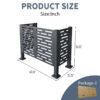 4ftx2ft Air Conditioner Fence for Outdoor Units,Metal Privacy Fence Cover, Perfect to Conceal Air Conditioning Units,3- Fence Panels - Image 5