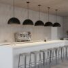 24 inch Diameter Integrated LED Black Pendant - Image 8