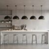 24 inch Diameter Integrated LED Black Pendant - Image 7