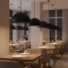 24 inch Diameter Integrated LED Black Pendant - Image 6