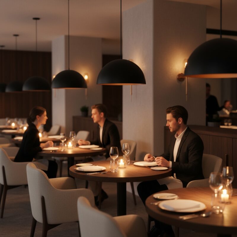 24 inch Diameter Integrated LED Black Pendant - Image 4