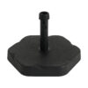 Hex Shape Outdoor 65-pound Black Umbrella Base - Image 3