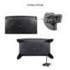 18 inch 3D Flame Electric Infrared Quartz Fireplace Stove with remote control - Image 6