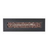 40" Outdoor 50,000 BTU Rectangular Iron Propane Fire Pit, Dark Grey (Tank Cover not Included) - Image 7