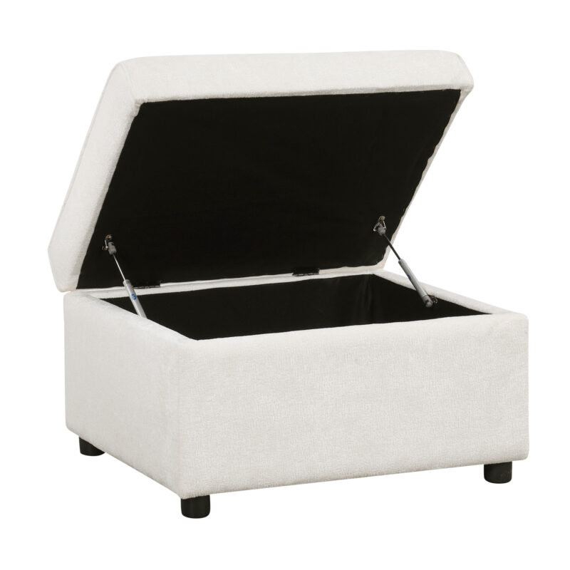 112.2" Sectional Sofa Pull-out Sofa Bed Sleeper with a Storage Ottoman,Three Pillows and Charging Devices for Living Room - Image 11