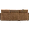 Modern Sectional Sofa Modular Sofa 85.4" U-shaped Sofa Couch Sofa Bed L-shaped Sofa with a Movable Ottoman and Two USB Ports and a Phone Holder for Living Room, Brown - Image 10