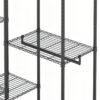Heavy Duty Garment Rack, Freestanding Closet Organizer, Portable Wardrobe Clothes Rack, Adjustable Wire Shelving Clothes Rack with 8 Adjustable Wire Shelves and 5 Clothes Rails, Black - Image 14