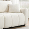 110" Modular Sectional Sofa, L Shape with Extra-large Seat, Pull-line Design, Movable Ottoman, High Density Foam, Free Combination, Sturdy Metal&Wood Frame, Boucle Fabric, 3 Colors - Image 15