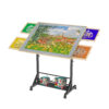 Wooden 1500 Piece Puzzle Table with Drawer, 35"*27.17" Adjustable Puzzle Table, 360° Tilting Puzzle Table with Legs and Wheels, Adjustable Height and Angle, with Protective Cover - Image 10