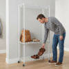 Rolling Clothes Rack, Garment Rack, Heavy Duty Garment Rack, Freestanding Clothes Rack, Closet Organizer and Storage - Image 9