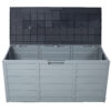All Weather UV Pool Deck Box Storage Shed Bin Backyard Patio Outdoor w/ Wheel,75 Gallon Resin Deck Box-Organization and Storage for Patio Furniture Outdoor Cushions,Garden Tools and Pool Toys - Image 14