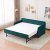 Twin Upholstered Daybed Frame with Trundle, Twin Size Sofa Bed for Bedroom Living Room Guest Room, Wood Slat Support - Image 5