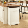 10 Gallon Tilt Out Trash Cabinet Freestanding Trash Bin Cabinet Wood Garbage Recycling Cabinet with Drawer Pet Proof Trash Can Holder for Kitchen Living Room, Antique White (Not include trash can) - Image 3