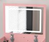 Dressing Table and Stool, 3-in-1 Multifunctional Dressing Table Set, Featuring Three-color Lighting Modes, HD Mirror, Two Sliding Drawers, and a Hidden Storage Stool - Image 5