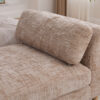 83.1"Wide Modern Upholstered End of Bed Bench with Armrests, Chenille Chaise Lounge Couch with 2 Bolster Pillows, Daybed with Rubberwood Legs For Living Room,Bedroom,Apartment,Guestroom - Image 4