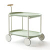 Moon storage cart Nordic Internet celebrity mobile trolley kitchen simple double storage shelf living room sofa storage shelf - Image 5