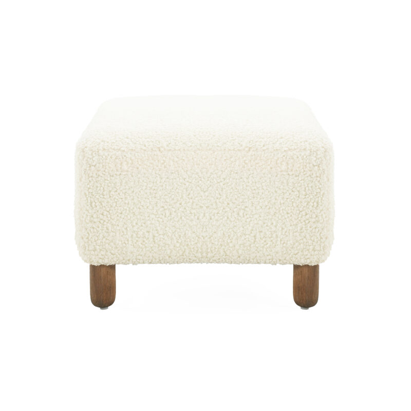 Comfortable Ottoman, White - Image 8