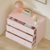 White 4-Drawer Kids Dresser, Wooden Storage Cabinet for Toddler Bedroom, Nursery, Closet, Baby Nightstand Organizer for Living Room or Apartment, 35.4" Wide - Image 10