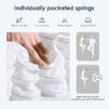 Queen Size Mattress,12 Inch Hybrid Mattress, Individually Pocketed Innerspring, Medium Firm - Image 8