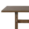 Modern Wooden Dining Table for 4 to 6 People, 71" Large Kitchen Dining Table with Wood Pedestal Base, Mid Century Rectangular Long Dinner Table for Home Dining Room Restaurant, Walnut - Image 10