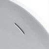 59 inch freestanding egg shape solid surface bathtub for the bathroom - Image 4