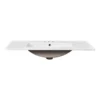 36" Single Bathroom Basin Sink, Vanity Top Only, 3-Faucet Holes, Ceramic - Image 5