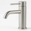 Single Handle Bathroom Faucet Lavatory Faucet Stainless Steel Single Hole-T10, Brushed Nickel - Image 4