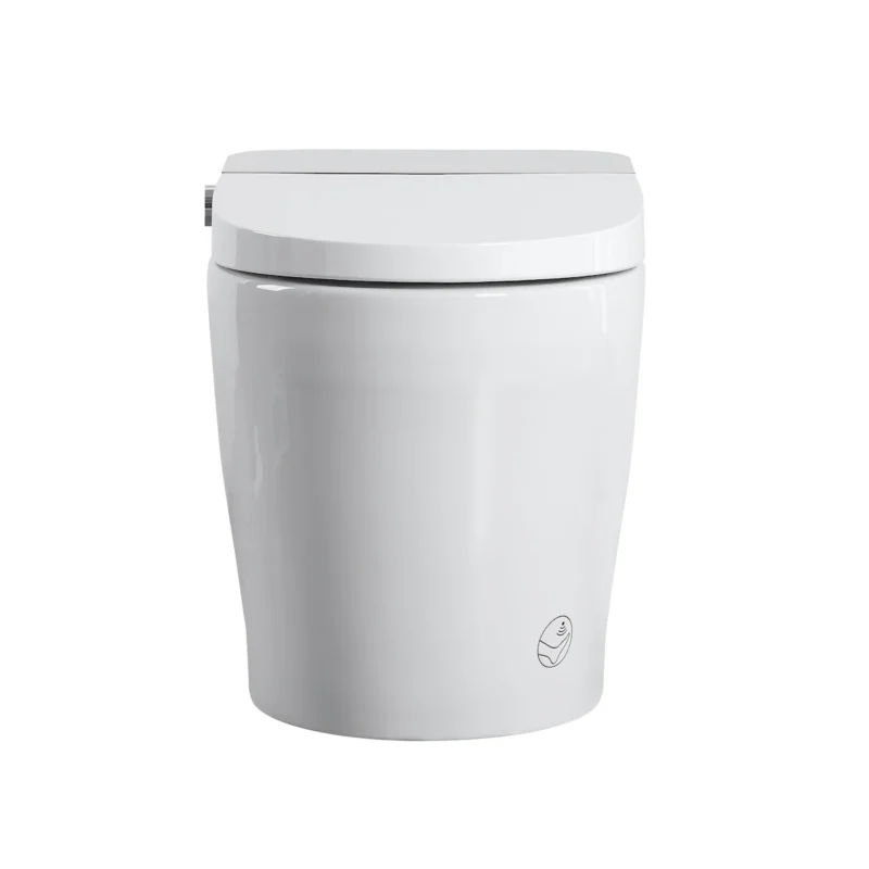 Tankless Smart Toilet With Bidet Built In, One-piece Bidet Toilet Seat, Auto Flush, Auto Open/Close,Heated Seat, Warm Water and Dry, Adjustable Temp,Remote Control Side Know - Image 13