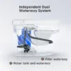 Modern integrated Smart toilet, Auto Open/Close lid, temperature heating seat, instant warm water cleaning, can automatically flush, remote control flush, foot sensing flush - Image 3