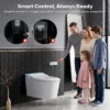 Wall-mounted Smart Toilet, Automatic Lid Opening, No Water Pressure Limitation, Wall Drain, All-in-One Bidet with Aromatherapy Deodorization for Home Use - Image 5