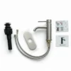 Single Handle Bathroom Faucet Lavatory Faucet Stainless Steel Single Hole-T10, Brushed Nickel - Image 7