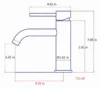 Single Handle Bathroom Faucet Lavatory Faucet Stainless Steel Single Hole-T10, Brushed Nickel - Image 6